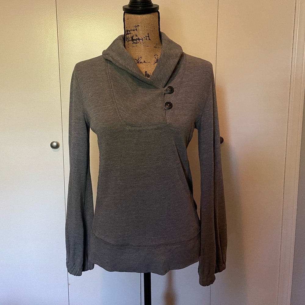 Converse Unisex Grey Pullover Sweater, Size S